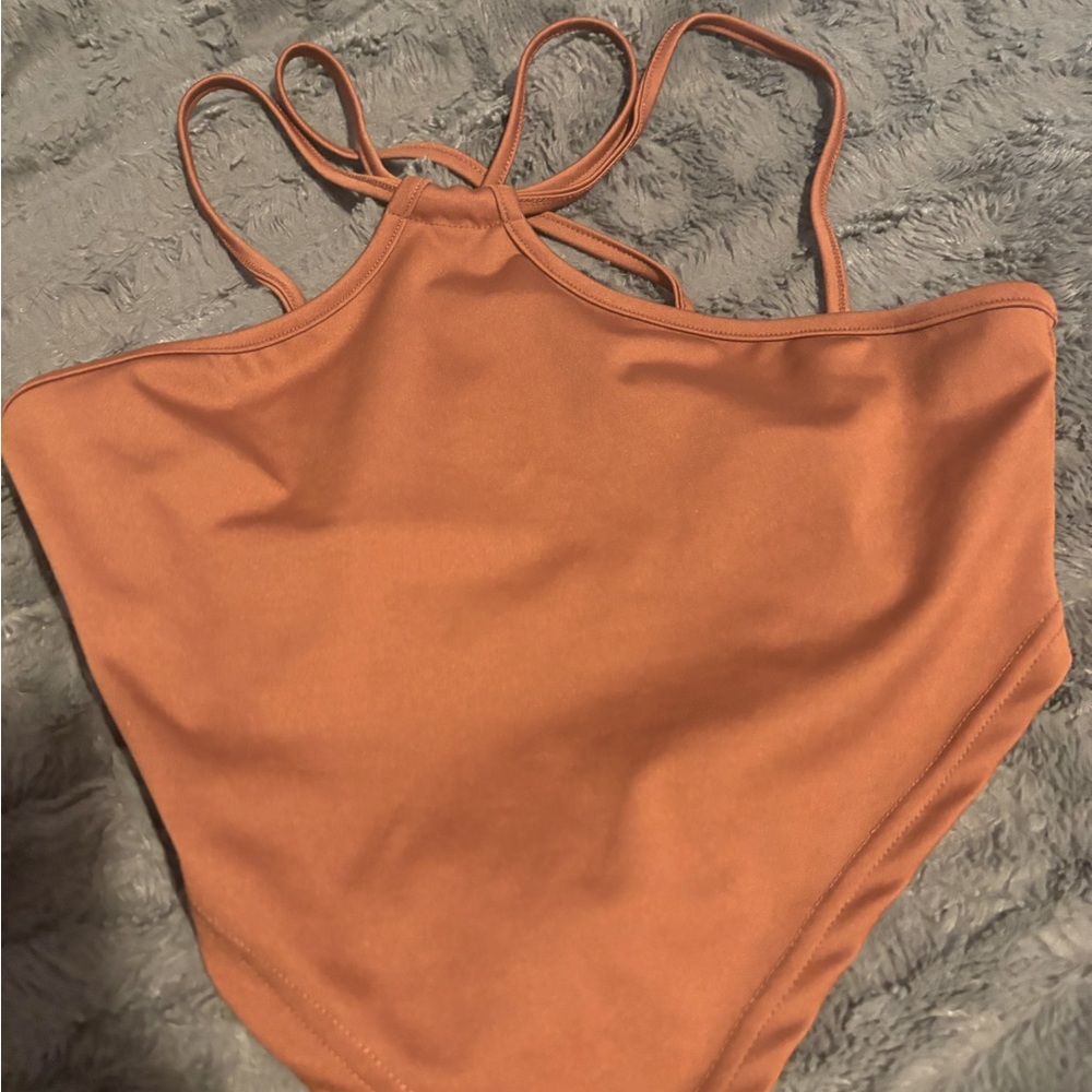 Brown tank top